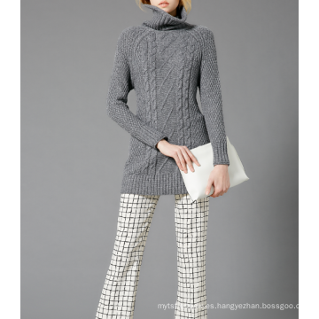 17PKCS368 2017 knit wool cashmere knitted lady sweater